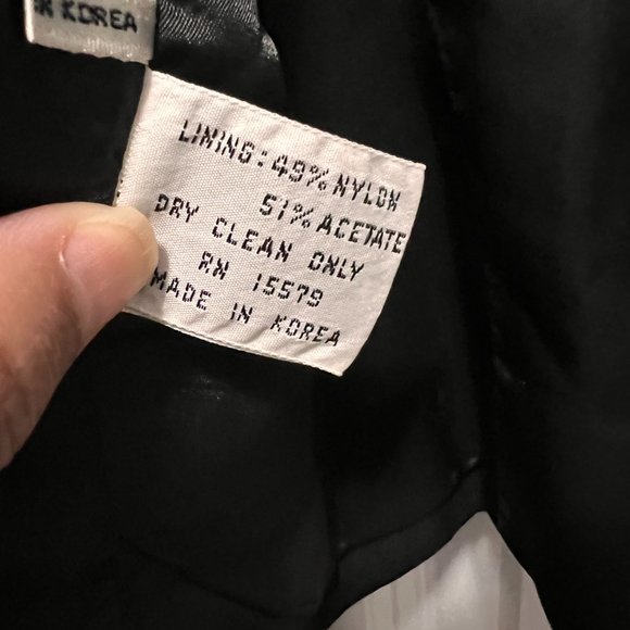 Mort Schrader size 10 vintage black cropped wool jacket blazer - Picture 4 of 6